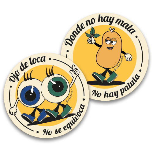 Pegatinas refranes